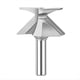 thumbnail image 1 of R18/R30 Broca Enrutadora para Carpintería con Vástago de 1/2 Pulgada Brocas Enrutadoras de Doble Flauta Fresa para Herramientas Manuales de Madera C, 1 of 8