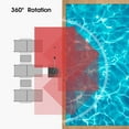 thumbnail image 4 of PURPLE LEAF 11FT Deluxe Square Patio Umbrella, Large Offset Cantilever Umbrella with 360° Rotation, Terra, 4 of 14
