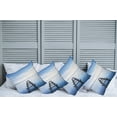 thumbnail image 6 of Ambesonne Nautical Throw Pillow Cover 4 Pack, Old Jetty Blue Sky, 16", Blue White Brown, 6 of 6