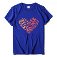 thumbnail image 4 of Cozyfort Summer Shirts for Women Graphic Heart/Butterfly Print Women's T-Shirt Short Sleeve Crewneck for Summer Oversized Graphic Tshirts for Women, 4 of 4