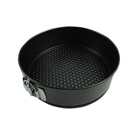 

Feiona 1pcs Cooking Tools Bakeware Baking Pans Cake mold Small Round baking dish Heavy Carbon Non-stick Slipknot Removable Base Tray
