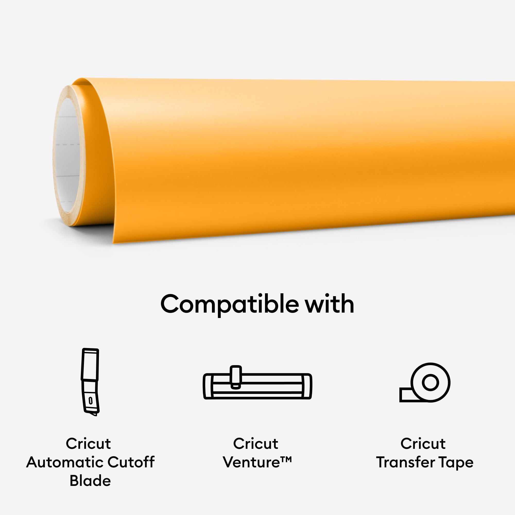 Cricut Venture Smart Vinyl Removable (25 in x 5 ft), 25" x 60"
