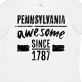 thumbnail image 4 of Inktastic Pennsylvania Awesome Since 1787 Boys or Girls Toddler T-Shirt, 4 of 5