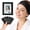 Black, variant on Disposable Stretch Facial Headbands with Tab Closure, White 50-Pack (AH1060)