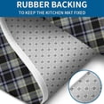thumbnail image 4 of Gray Black Checkered Pattern Bathroom Rugs Sets 3 Piece,Toilet Cover Set,Absorbent Non Slip Bathroom Mats Sets with U-Shaped Contour Rug Toilet Rug Set, 4 of 5