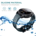 thumbnail image 3 of Kuymtek Correa de silicona de 26 mm para reloj Garmin Fenix ​​7X/6X/5X/5X Plus/3 (Rock Blue), 3 of 7