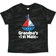 thumbnail image 3 of Inktastic Grandpas First Mate Nautical Sailboat Boys Toddler T-Shirt, 3 of 5