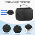 thumbnail image 4 of Storage Bag for Meta Quest 3 Elite Strap, Large Capacity VR Headset Portable Carrying Case-Black, 4 of 7