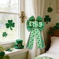 thumbnail image 4 of Wozhuo St Patricks Day Bow Decor 30x50cm Large Wreath Ribbon Indoor Outdoor Party, 4 of 6