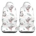 thumbnail image 1 of LAKIMCT Cartoon Koala Car Seat Covers Vehicle Front Seat Covers Universal Fit Seat Protector, 1 of 9