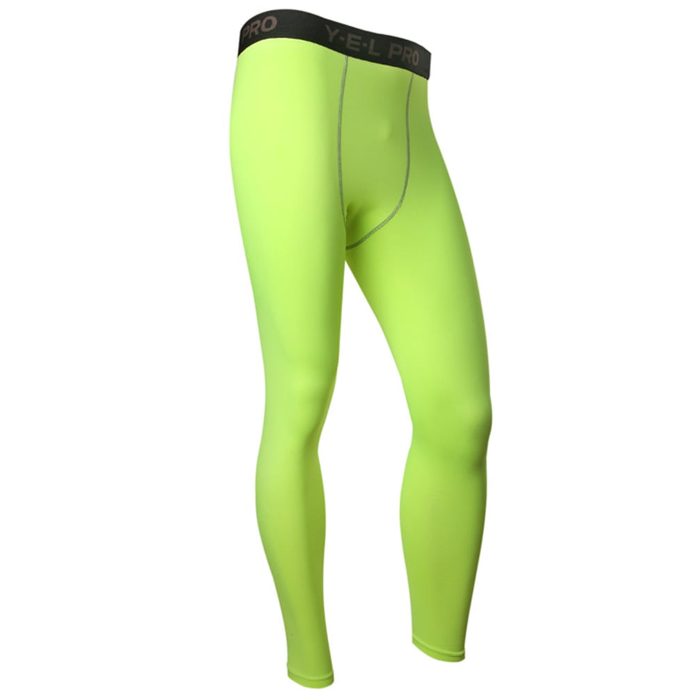 Details about   Men Compression Running Leggings Base Layer Sports Gym Workout Pants Bottoms New 