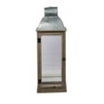 thumbnail image 2 of Wood Lanterns - Natural, Silver - Set of Three, 2 of 2