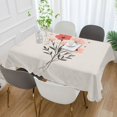 thumbnail image 2 of Yayeee Tablecloths 54" x 54" Rectangle Wrinkle Resistant Party Table Cover, Pink Flower, 2 of 8