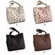 thumbnail image 3 of Guardurnaity Bolso tote de pana rosa con cremallera y estampado de para llevar al hombro, bolso tote pequeño con cremallera. Bolsas de mensajero y de hombro D, 3 of 6