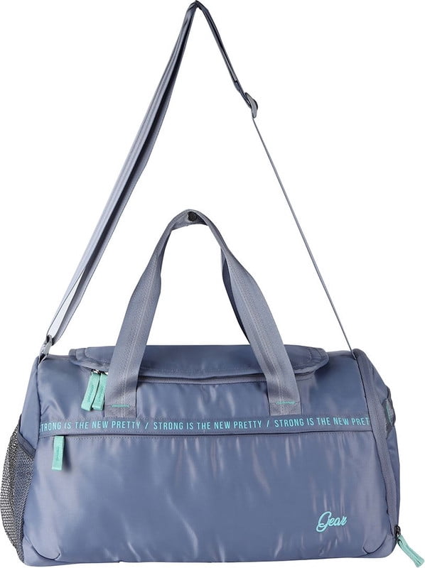 Gear Polyester 20 L Shine On Duffle Water Resistant Travel Duffle/Gym Duffel Bag With Shoe Pocket for Men/Women - Blue