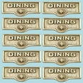thumbnail image 2 of 10 Switch Plate Tags DINING Name Signs Labels Lacquered Brass Traditional Engraved Wall Light Switch Cover Labels | Renovators Supply, 2 of 2