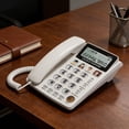 thumbnail image 3 of Big Keypad Landlines Phone Featuring Loud Speakerphone And Customizable Volumes Control For Elderly, 3 of 10