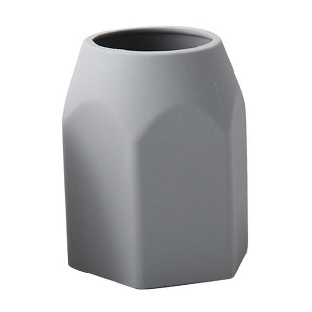 Abbracc Pen Make Borstel voor Home Office Multifunctionele Anti Slip Container Desktop Grey