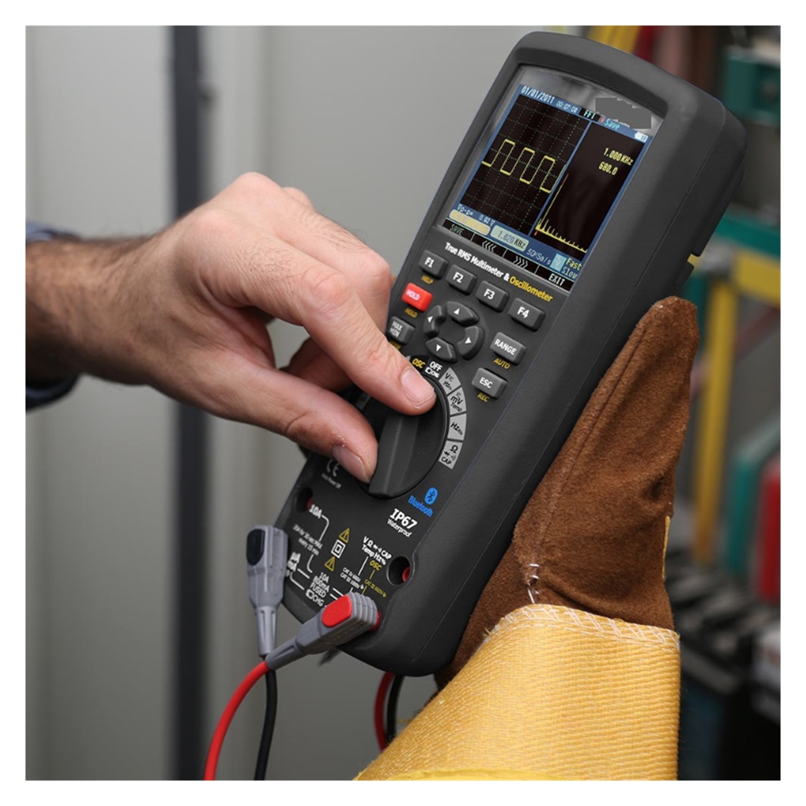 Accuracy Real-time Sample Rate Fully PC Calibration Handheld Oscilloscope Digital Multimeter ,Professional Designed