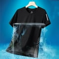 thumbnail image 3 of Generic Men's Workout Gym T-Shirts Lightweight Running Athletic Short Sleeve Quick Dry Shirt Tops, 3 of 3