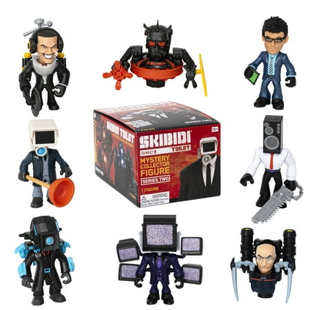 Skibidi Toilet Mystery Figure Collector Series, Collectible Figures, Youtube Animation Sensation, Officially Licensed Skibidi Toilet Merch