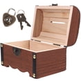 thumbnail image 3 of Miangastore 1Pc Creative Wooden Bank Vintage Style Money Saving Box Storage Holder, 3 of 8