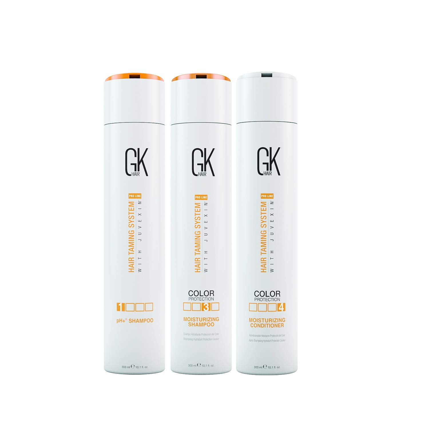 Global Keratin GK Hair Moisturizing Shampoo & Conditioner 300ml - pH+ ...