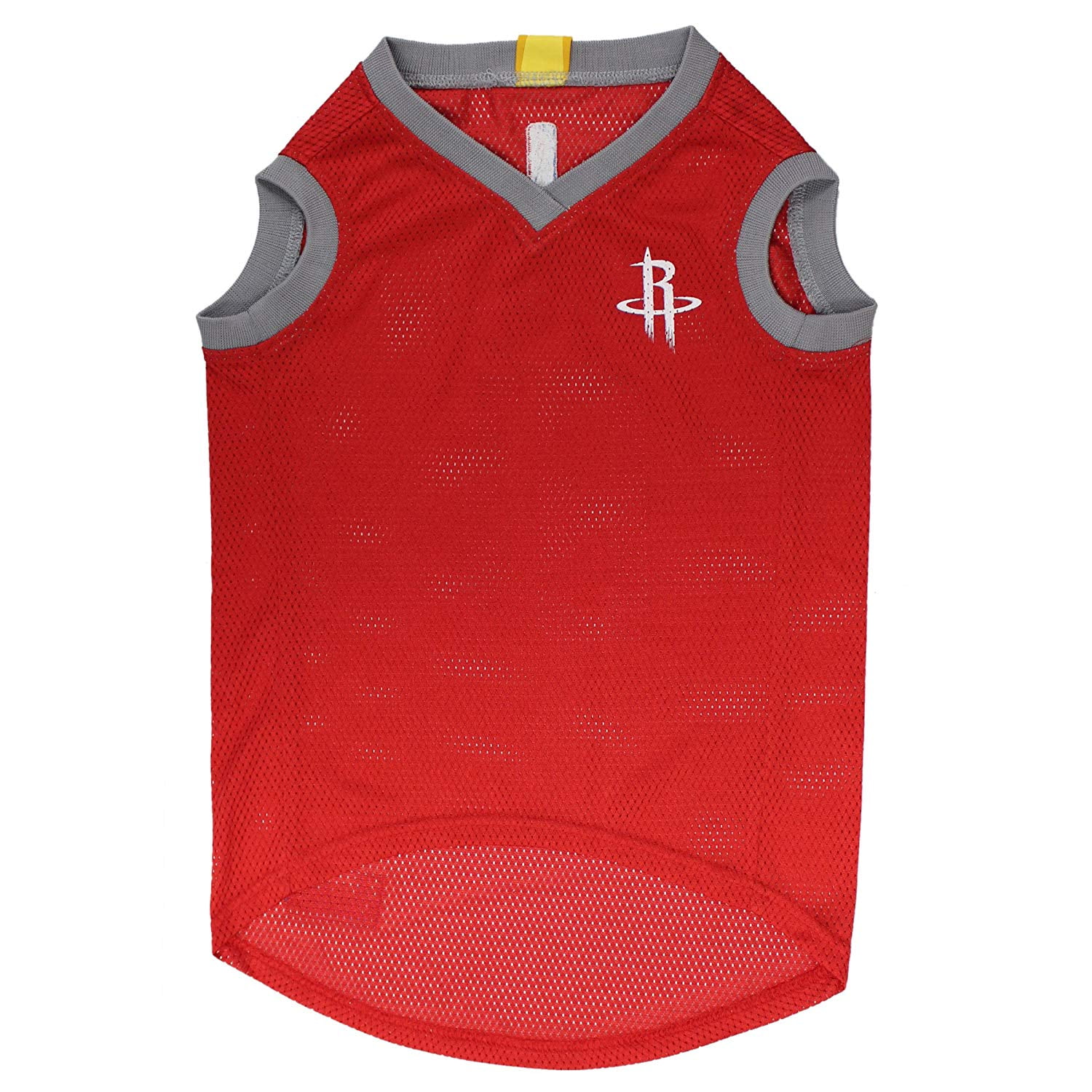 Pets First NBA Houston Rockets Mesh Basketball Jersey for DOGS & CATS - Licensed, Comfy Mesh, 21 Basketball Teams / 5 sizes