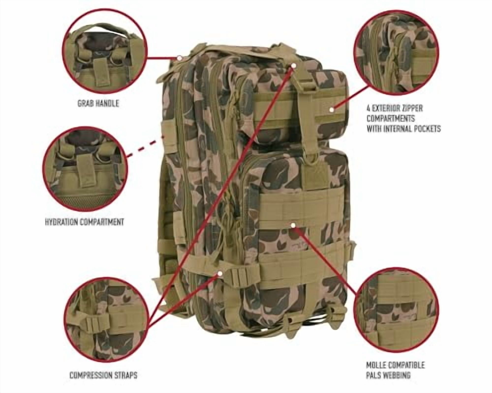 Rothco Fred Bear Camo Medium Transport Pack 19055