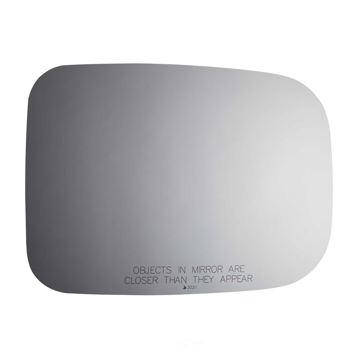 Burco Side View Mirror Replacement Glass - Clear Glass - 3031