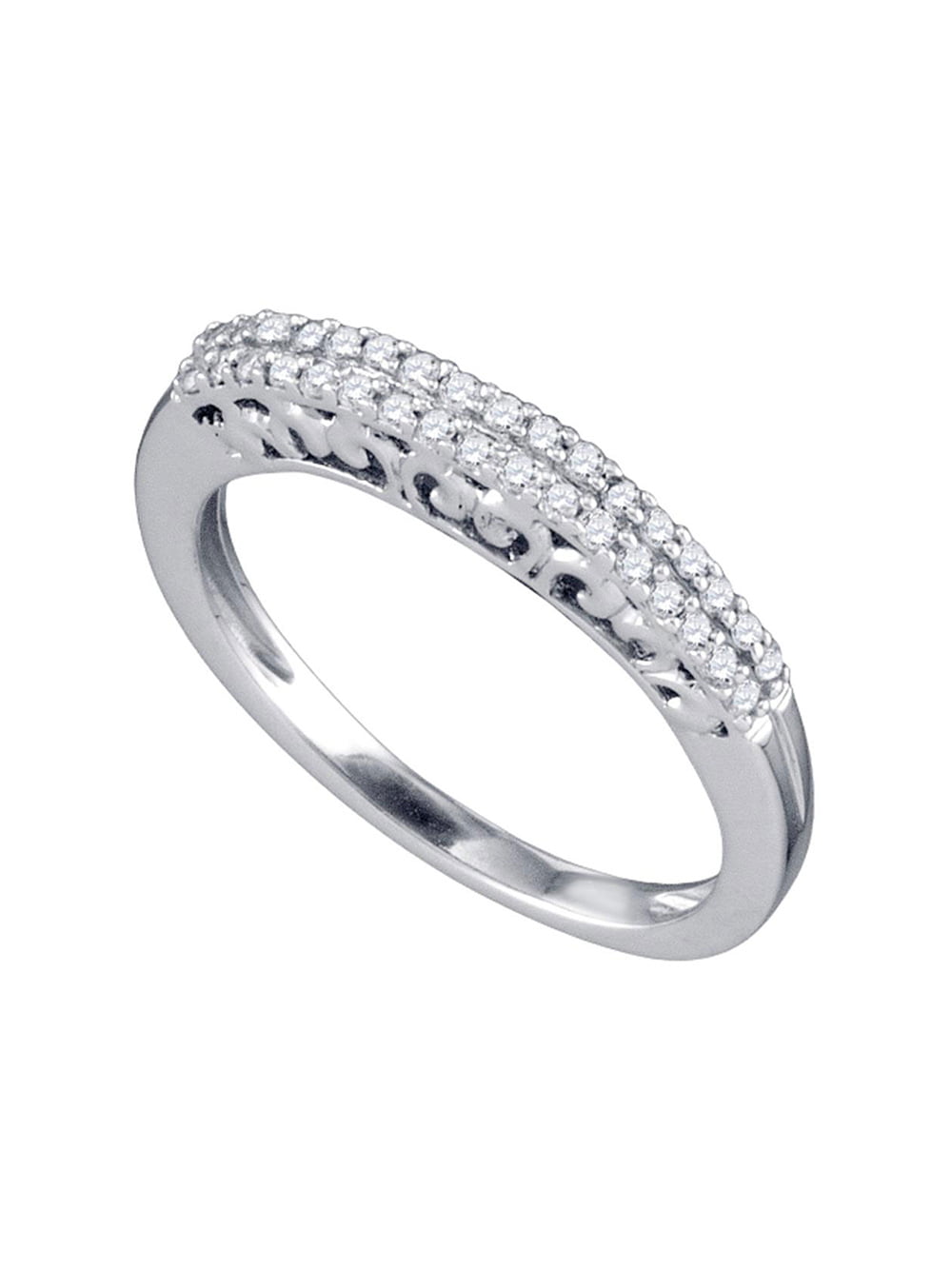 Details about   2.5Ct Round Cut D/VVS1 Diamond Eternity Wedding Band Ring 14K White Gold Finish 