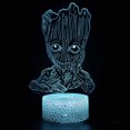 thumbnail image 1 of Lámpara nocturna Soy Groot Baby Groot Guardians Anime, 1 of 1