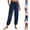 Navy-01, variant on Women's Spring Jogger Pant Bow High Waist Sweatpant Loose Casual Workout Pants