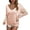 Pink, variant on Vedolay Cropped Sweater Women's Casual Crew Neck Long Sleeve Pullover Knit Sweaters Jumper Tops,Pink M