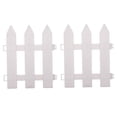 thumbnail image 4 of EIMELI 2 Pcs Garden Plastic Edgings Border White Fencing Fence Courtyard, 4 of 8