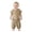 Khaki, variant on Soft Baby Girl Summer Outfits Short Sleeve Two Piece Pajama Breathable Loungewear With Pants For Toddler Girls Casual Outfit Sets