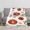 30inx40in/76x100cm, variant on Cute Tomato Pattern Flannel Blanket Soft and Cozy 280g Lightweight Fleece Throw Blanket for Couch Sofa Bed Warm Microfiber Blankets for Kids Girls Boys Living Room Bedroom Decor