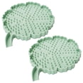 thumbnail image 1 of Porte-Savon en Silicone avec Drainage pour Rangement de Savon, Design en Forme de Fleur Antidérapant Vert, 1 of 10