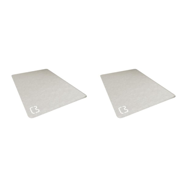 Matsuzay Alfombrilla de baño impermeable Antideslizante y fácil de limpiar Alfombrillas de baño elegantes Cómodas beige beige 2Conjunto