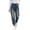 Dark Blue 01, variant on Karymi Jeans for Women Vintage Loose Straight, High Waist Denim Long Pants, Roll Cuff Wide Leg Trousers with Pockets