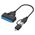 thumbnail image 1 of Cable convertidor de disco duro tipo C/USB 3.0 a SATA Cable de disco duro Cable de conexión de disco duro, 1 of 6