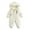 White #1, variant on Boys Girls Ski Snow Jacket One Piece Hooded Baby Little Kids Winter Snowsuit Coat Romper Puffer Outwear 1-4T (1 Years, White #1)