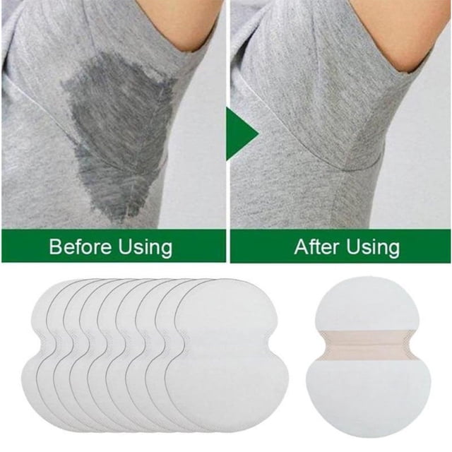 50 piezas (25 pares) Almohadillas desechables para axilas Almohadillas para el sudor de las axilas Pa