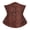 Brown, variant on Posture Corrector for Women Brocade Boned Underbust Waist Training Corset Corset Shapewear Brown XXXL
