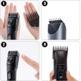 thumbnail image 4 of 10 Pcs Black Wahl Clipper Guards, Hair Clipper Guards Wahl Guards, Hair Clippers Men Professional, Universal Professional Hair Clipper Guide Combs for Most Clippers Trimmers, 4 of 5