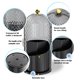 thumbnail image 4 of Soporte para brochas de maquillaje JIANGLAI 360, giratorio con tapa, negro, 4 of 7