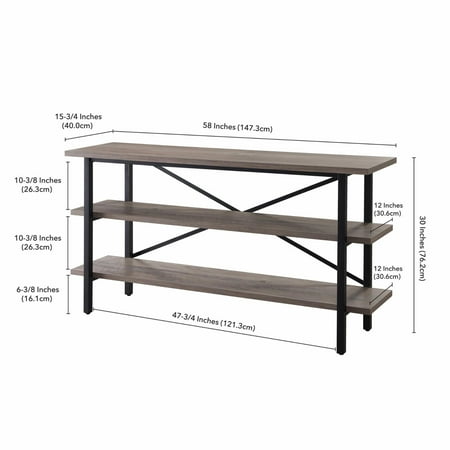 Camden&Wells - Holloway TV Stand for TVs Up to 65" - Gray Oak