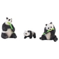 thumbnail image 2 of 1:87 Scale Mini Fairy Garden Statue Tiny Panda Model Lovely Flower Plants Bonsai A, 2 of 9