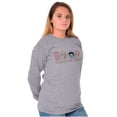 thumbnail image 5 of Boop Life Cute Betty Pudgy Adorable Women's Long Sleeve T Shirt Brisco Brands M, 5 of 6