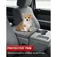 thumbnail image 5 of KBH Center Console Cover for 2011-2014 Ford F150 Accessories, Washable Arm Rest Protector Covering for Car, Gray(Fits Jump Seat Console Only), 5 of 8